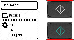 figure : écran Paramètres de numérisation